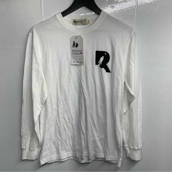 Redwood Classic white Lon sleeve tee size S/P - Picture 1 of 9